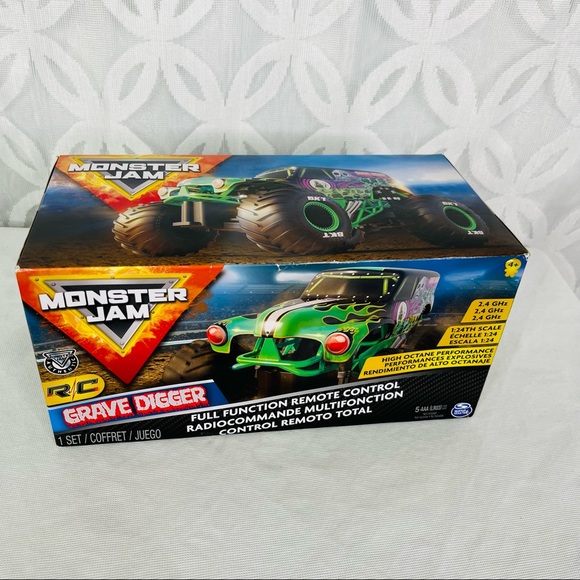 hot wheels Other - Monster Jam Official Grave Digger RC Monster Truck 1:24